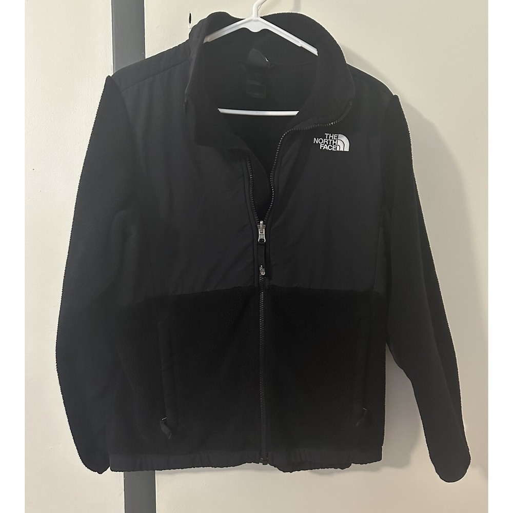 The North‎ Face Polartec Girls Size XL 18 Full Zip Jacket Fleece Black